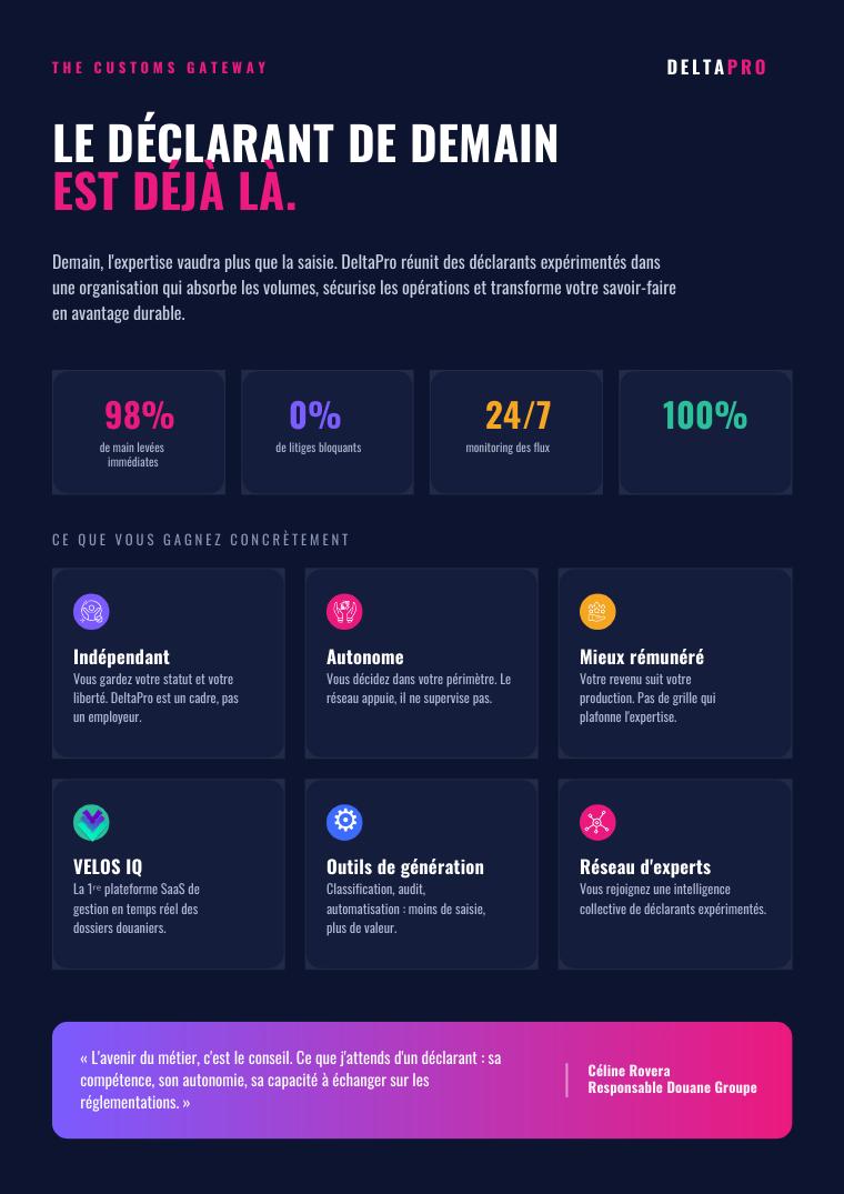Aperçu du one-pager DeltaPro